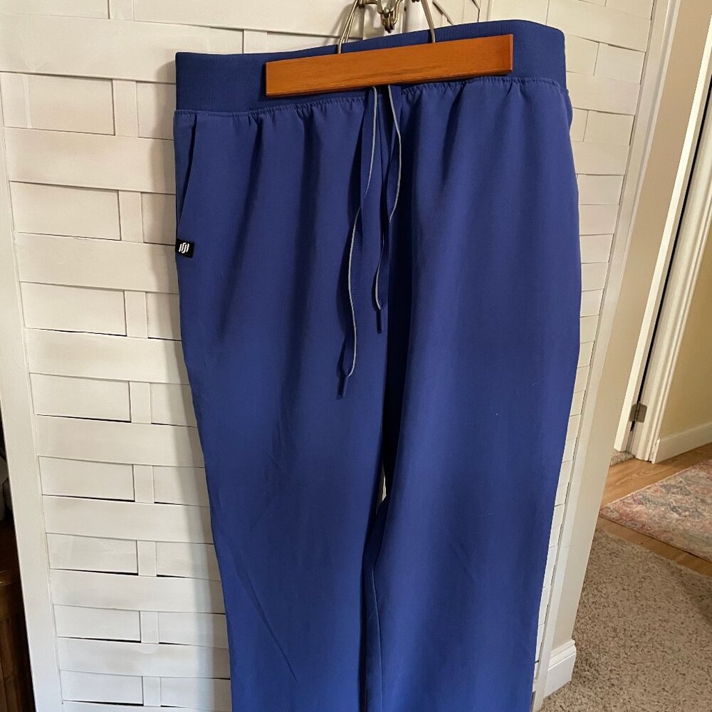 Dark Blue Small Jaanuu Flare Scrub Pants